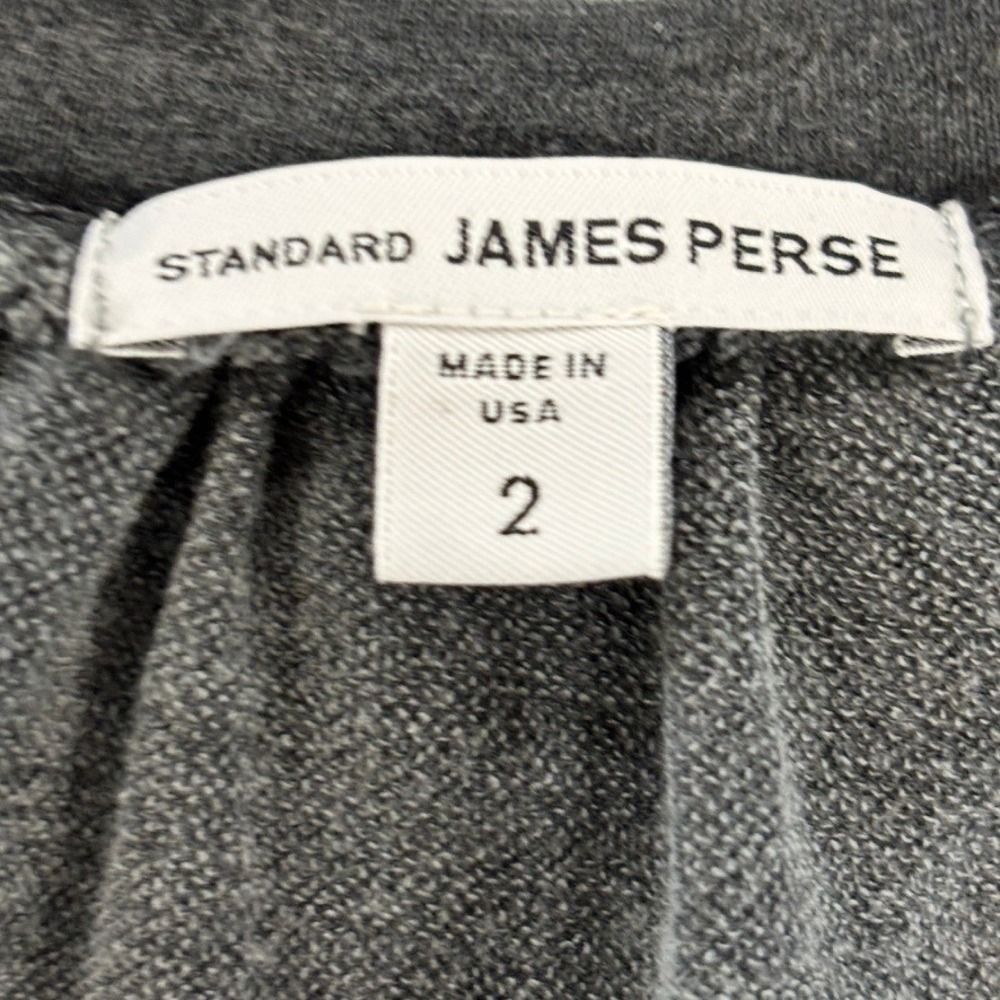James Perse Sleeveless Pullover Cotton Dress,‎ Gray, Size 2 - Picture 4 of 6